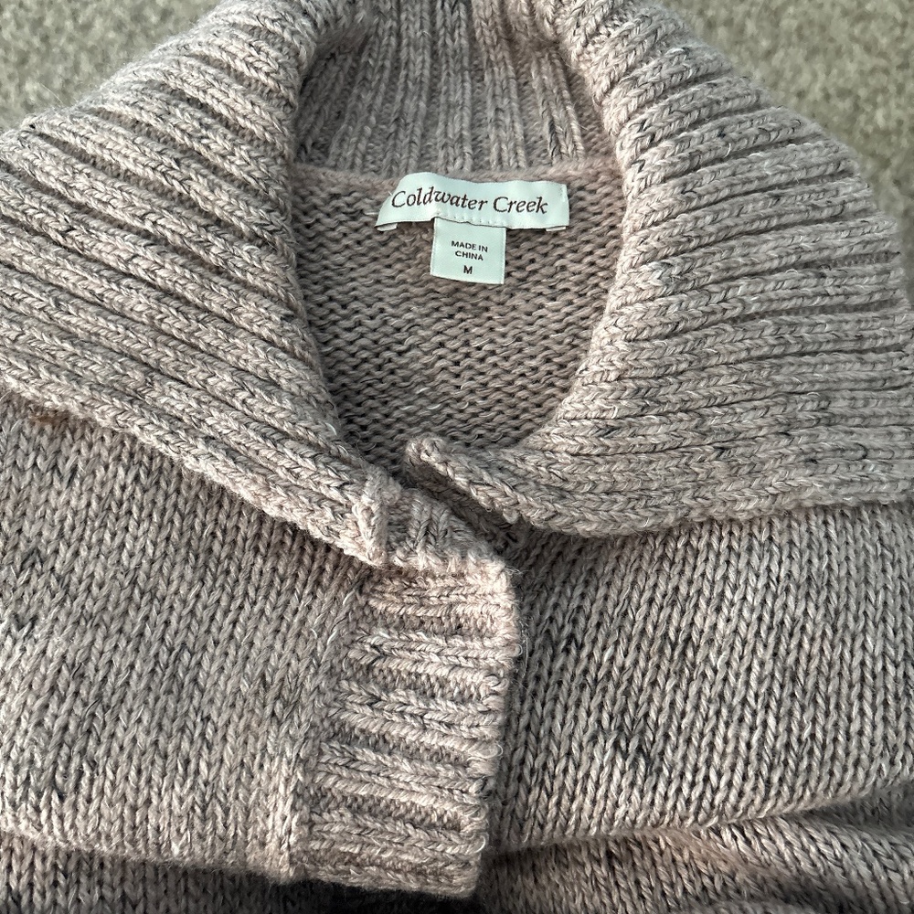 Womens Coldwater Creek long Cardigan sweater